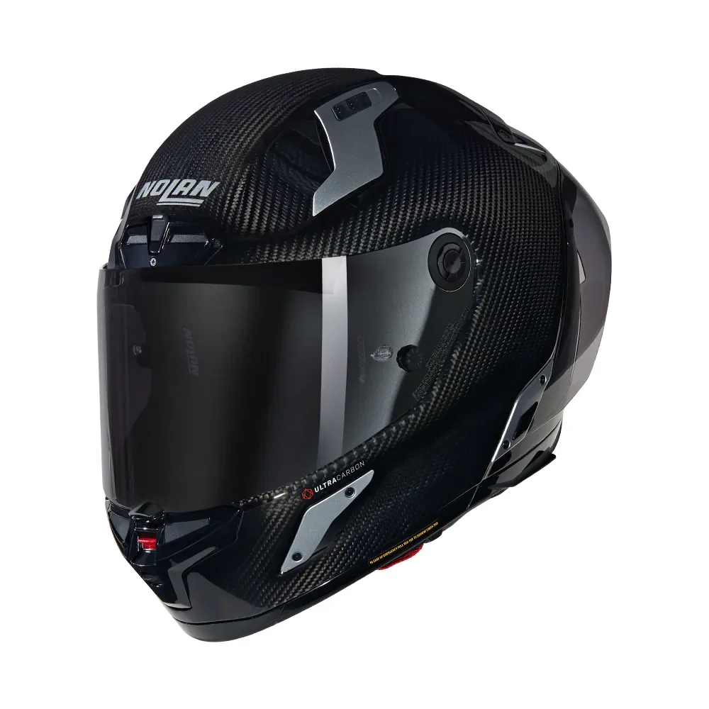 Φωτογραφία προϊόντος: ΚΡΑΝΟΣ FULL FACE X-804 RS ULTRA CARBON ARGENTO 332 SILVER ECE 22.06 | NOLAN