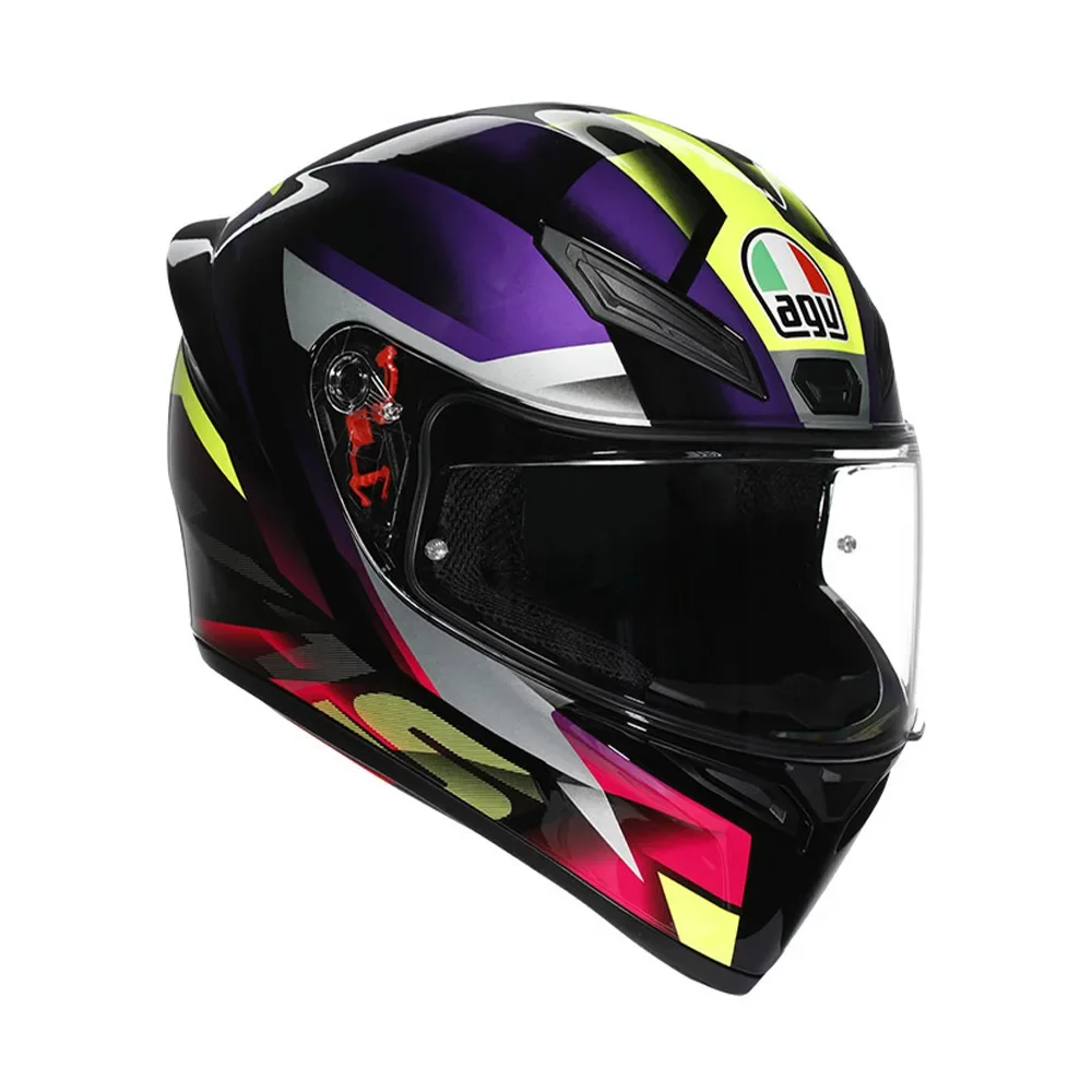 Φωτογραφία προϊόντος: ΚΡΑΝΟΣ FULL FACE K1 S FASTLAP BLACK/PURPLE/PINK ECE 22.06 | AGV