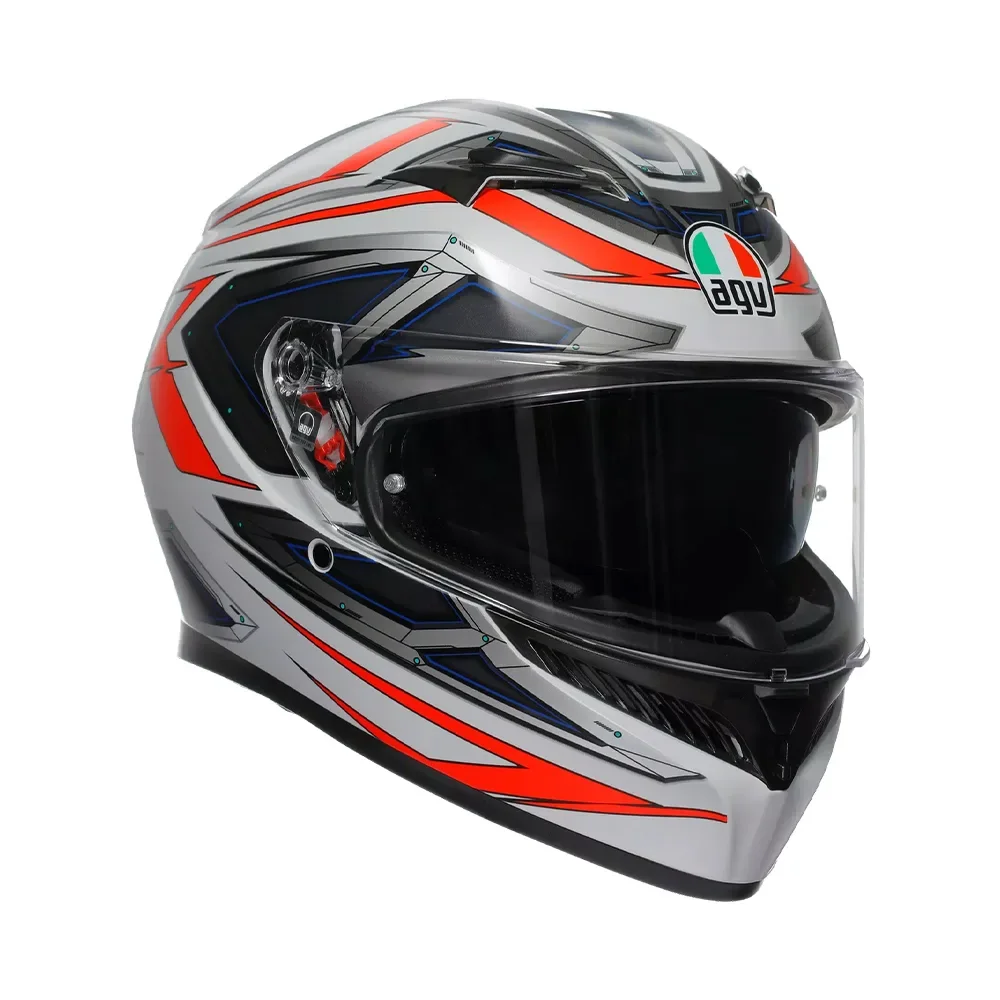 Φωτογραφία προϊόντος: ΚΡΑΝΟΣ FULL FACE K3 MPLK SPACE MATT WHITE/RED FLUO ECE 22.06 | AGV