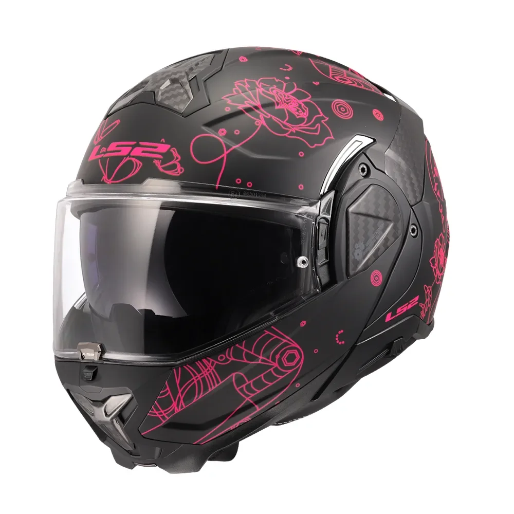 Φωτογραφία προϊόντος: ΚΡΑΝΟΣ MODULAR FF910 ADVANT II SOPHIA BLACK PINK ECE 22.06 | LS2