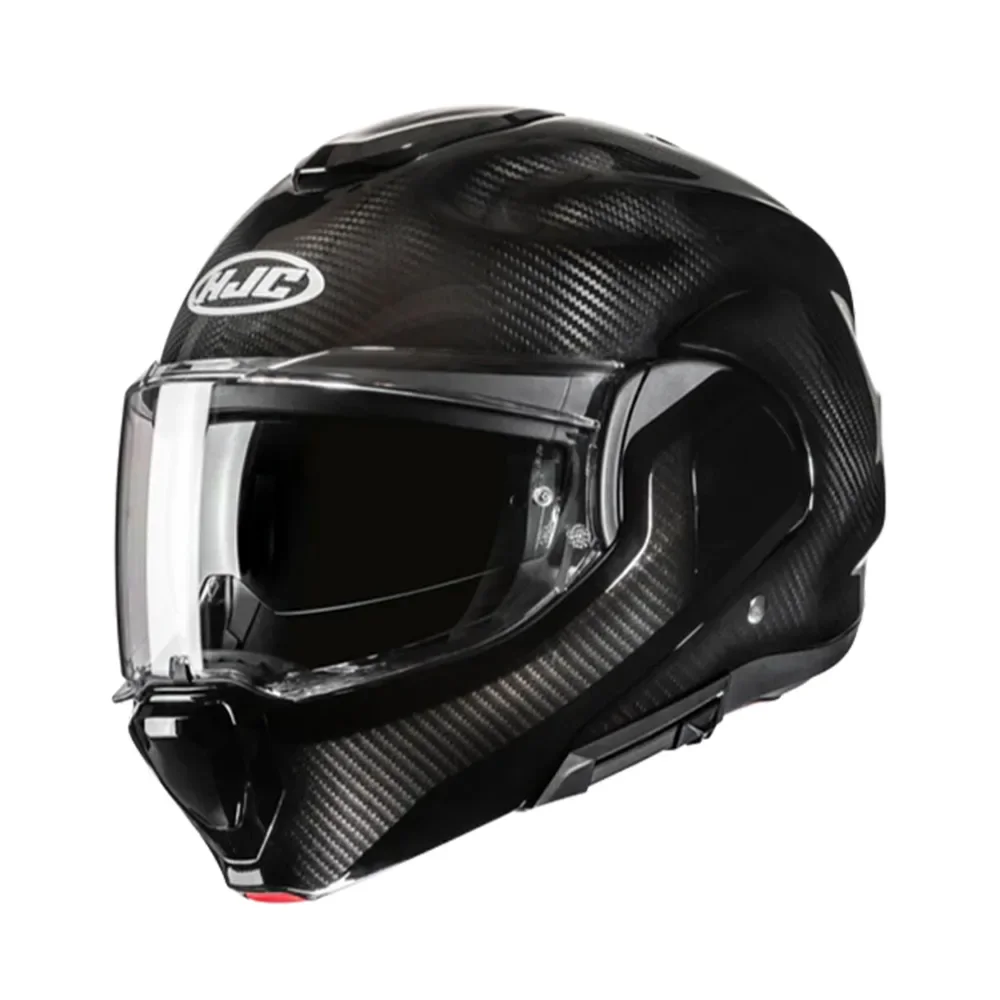 Φωτογραφία προϊόντος: ΚΡΑΝΟΣ FLIP-UP F100 CARBON SOLID BLACK ECE 22.06 | HJC