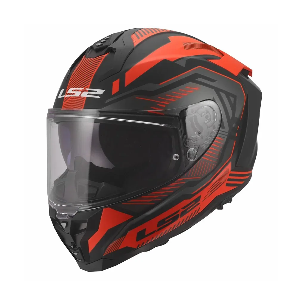 Φωτογραφία προϊόντος: ΚΡΑΝΟΣ FULL FACE CHALLENGER II FF817 DRAVIX RED ECE 22.06 | LS2