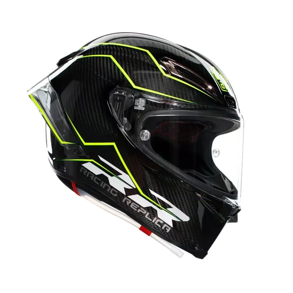 Φωτογραφία προϊόντος: ΚΡΑΝΟΣ FULL FACE PISTA GP RR PERFORMANTE CARBON/LIME DOT/ECE 22.06 | AGV