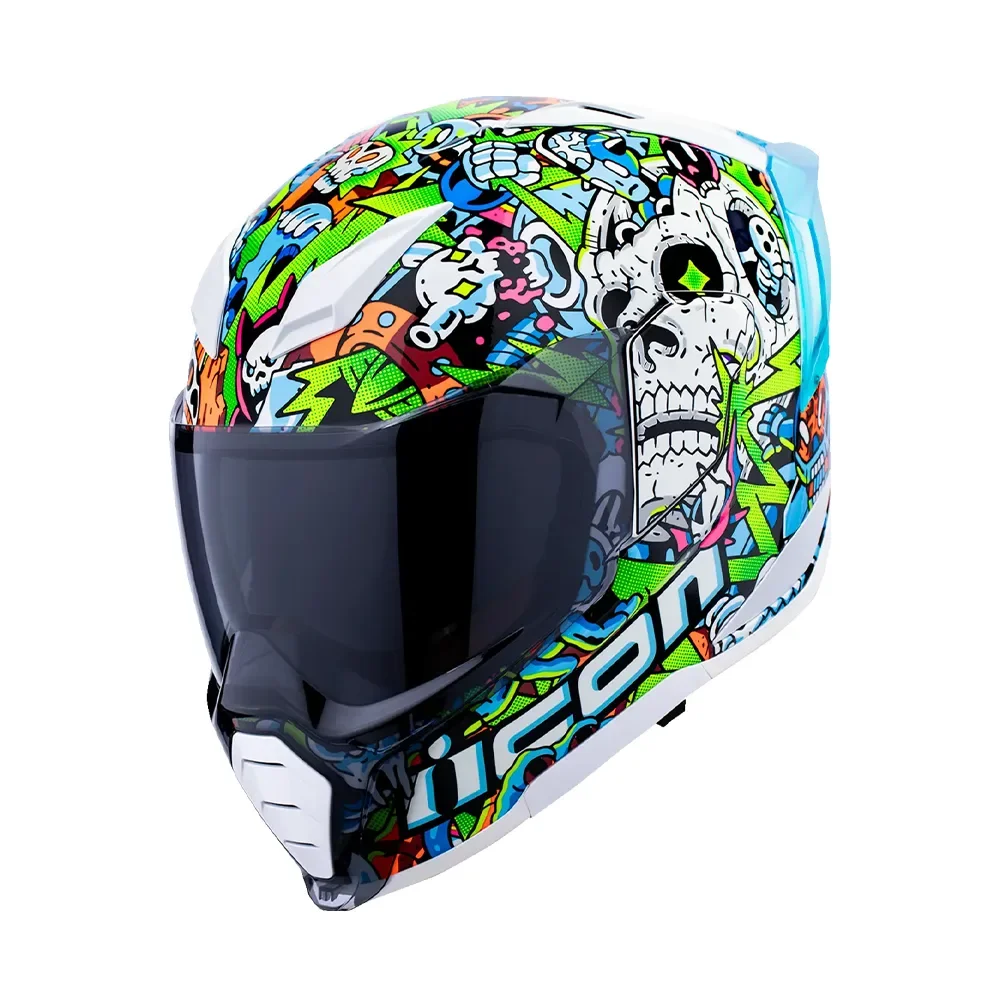 Φωτογραφία προϊόντος: ΚΡΑΝΟΣ FULL FACE ULTRAFLITE DOODLE 3 BLUE MIPS ECE 22.06 | ICON