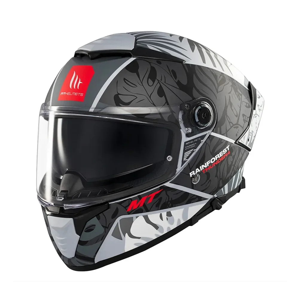 Φωτογραφία προϊόντος: ΚΡΑΝΟΣ FULL FACE THUNDER 4 SV RAINFOREST C2 BLACK/ GRAY MATT ECE 22.06 | MT