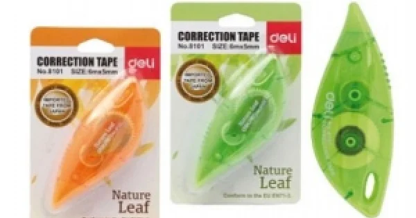 Φωτογραφία προϊόντος: ΔΙΟΡΘΩΤΙΚΗΤΑΙΝΙΑ DELI COVER UP NATURAL LEAF 5mmx6m