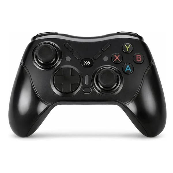 Φωτογραφία προϊόντος: OEM X6-B Ασύρματο Gamepad για PC / PS3 / PS4 / Switch Μαύρο