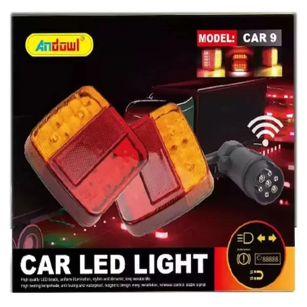 Φωτογραφία προϊόντος: OEM Andowl Φως Τρέιλερ LED Αδιάβροχο με Μαγνήτη 1τμχ 000.230.18775