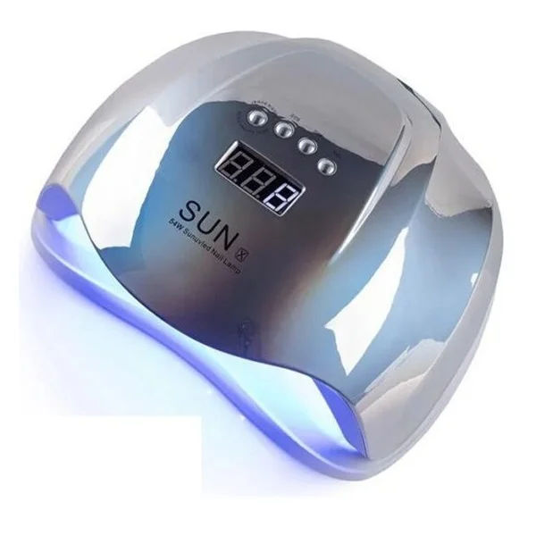 Φωτογραφία προϊόντος: OEM Sun X Φουρνάκι Νυχιών UV / LED 54W Ασημί