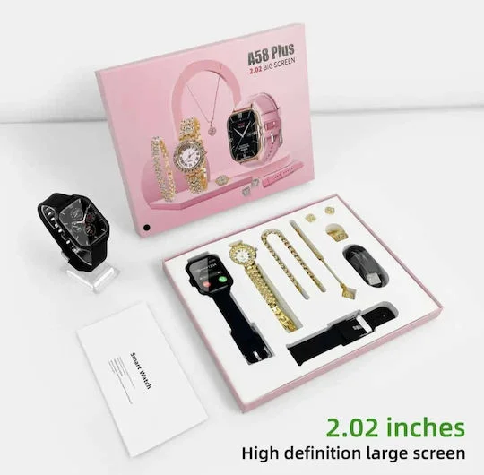 Φωτογραφία προϊόντος: OEM A58 45mm Smartwatch (Μαύρο)