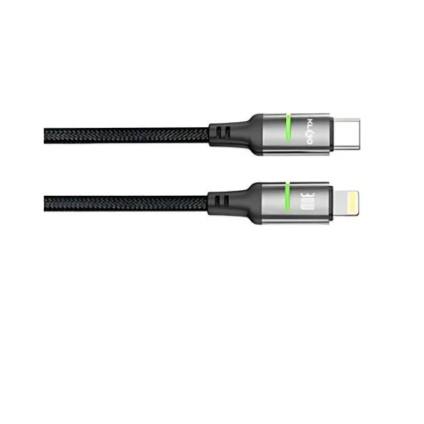 Φωτογραφία προϊόντος: OEM USB-C to Lightning Cable Μαύρο 1m SDS-28361