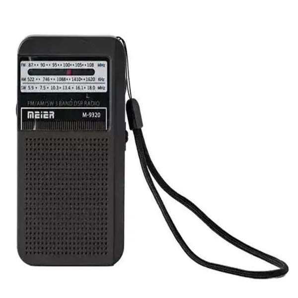 Φωτογραφία προϊόντος: OEM Meier M-9320 Ραδιοφωνάκι Επαναφορτιζόμενο Μαύρο