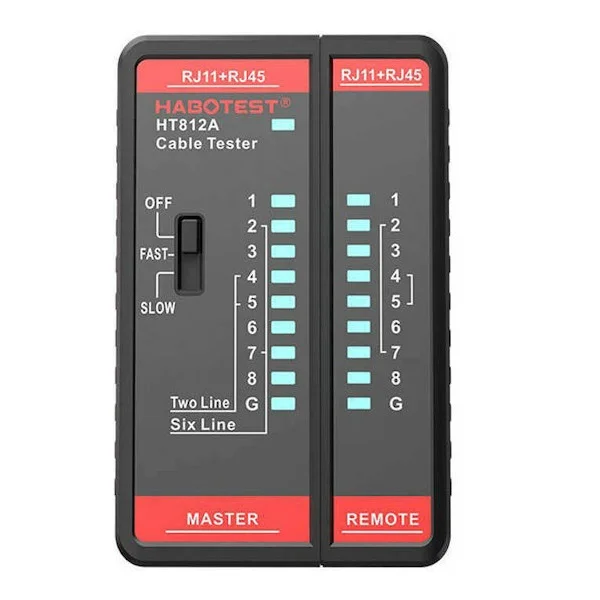 Φωτογραφία προϊόντος: OEM Habotest HT812A Tester Καλωδίων Δικτύου