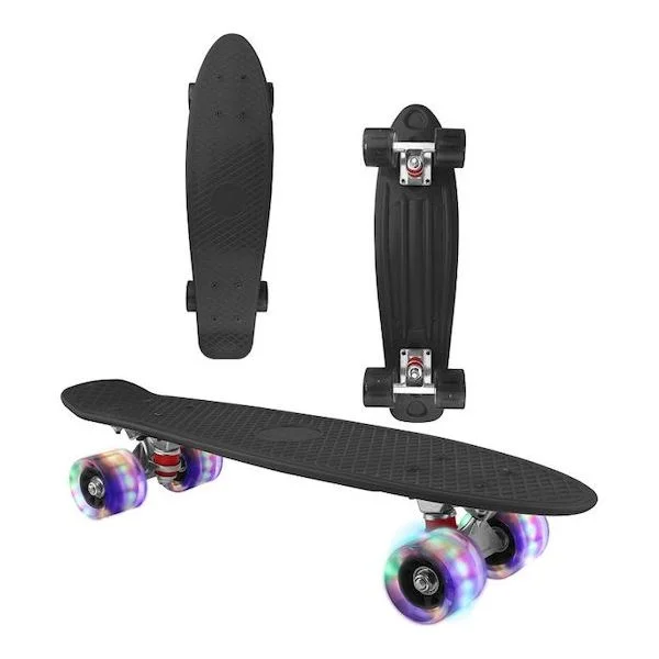 Φωτογραφία προϊόντος: OEM 26156 Skateboard Black with Led Wheels