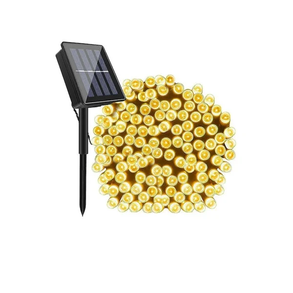 Φωτογραφία προϊόντος: OEM 200 Λαμπάκια LED 20μ. Θερμό Λευκό Ηλιακά σε Σειρά 276177
