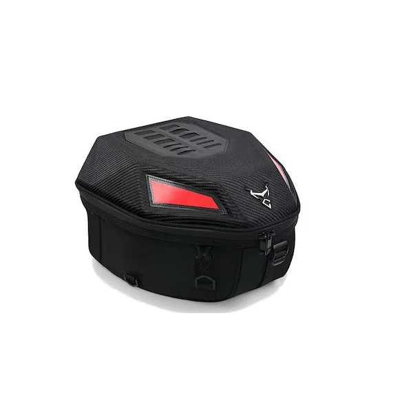 Φωτογραφία προϊόντος: OEM MOTOCENTRIC MC-0152-Α RED Πολυλειτουργική τσάντα 25 ΛΙΤΡΑ πίσω καθίσματος μοτοσικλέτας με φως LED, μεγάλης χωρητικότητας, αδιάβροχη τσάντα πλάτης μοτοσικλέτας για οπίσθιο κάθισμα μ