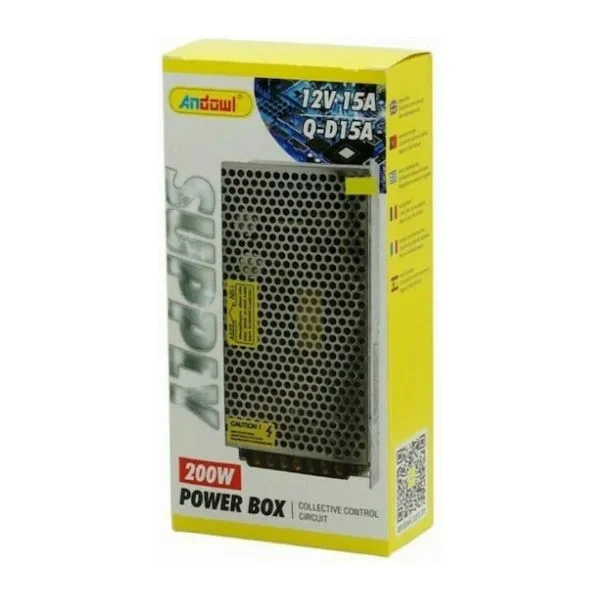 Φωτογραφία προϊόντος: OEM Andowl Qd15a Τροφοδοτικό LED Ισχύος 200W με Τάση Εξόδου 12V