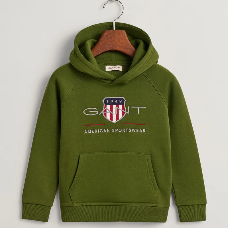 Φωτογραφία προϊόντος: Μπλούζα παιδική Gant Hoodie Teens Archive Shield Olive