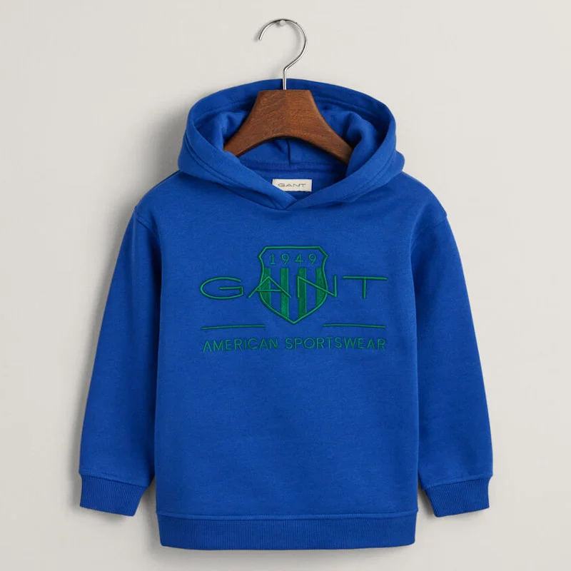 Φωτογραφία προϊόντος: Φούτερ παιδικό Gant Kids Contrast Shield Hoodie Royal Blue