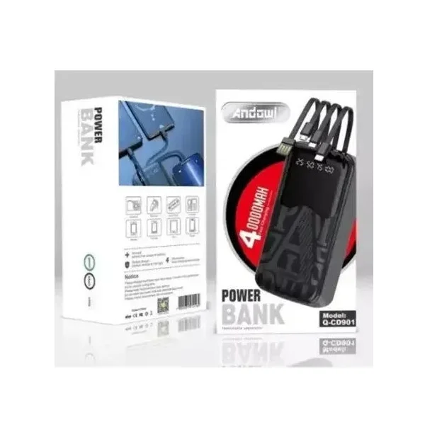 Φωτογραφία προϊόντος: OEM Andowl Q-CD901 Power Bank 40000mAh Black