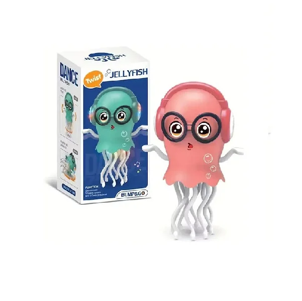 Φωτογραφία προϊόντος: OEM Interactive Toy Chippo Dancing Octopuses - The Spectacled Party Jelly 158212, Dances in the Air and on Its Back, Pink 158212-PK