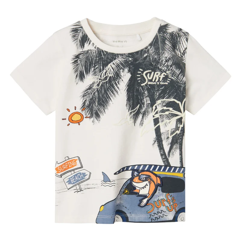 Φωτογραφία προϊόντος: T-shirt παιδικό Name It για αγόρια Surf Shark