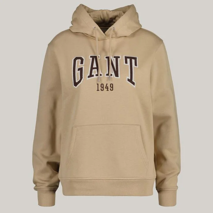 Φωτογραφία προϊόντος: Μπλούζα γυναικεία GANT Hoodie with logo Beige