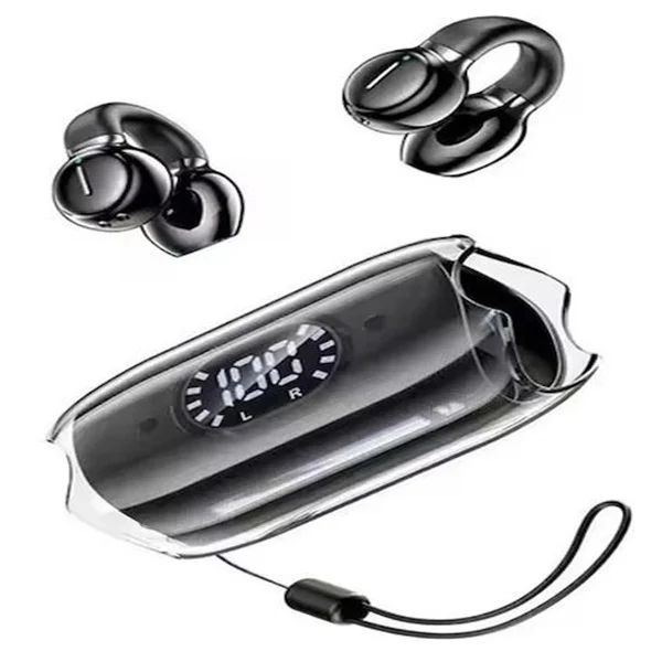 Φωτογραφία προϊόντος: OEM Awei TZ7 Open Ear Bluetooth Handsfree Ακουστικά με Αντοχή στον Ιδρώτα και Θήκη Φόρτισης Μαύρα