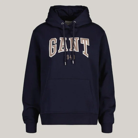Φωτογραφία προϊόντος: Μπλούζα γυναικεία GANT Hoodie with logo Navy Blue