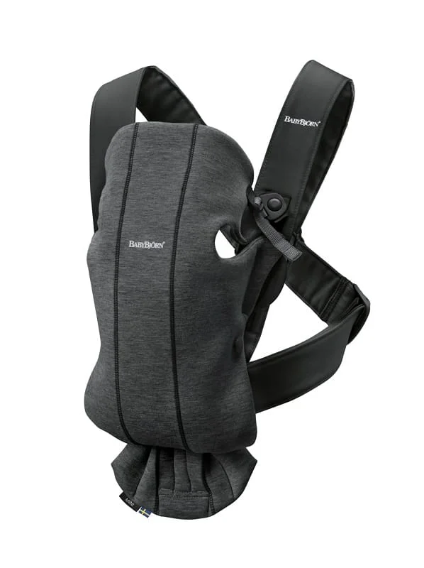 Φωτογραφία προϊόντος: Μάρσιπος "Mini 3D Jersey Charcoal Grey" BabyBjörn