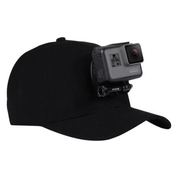 Φωτογραφία προϊόντος: OEM Puluz Καπέλο Black Με Βάση J-Hook for GoPro Hero