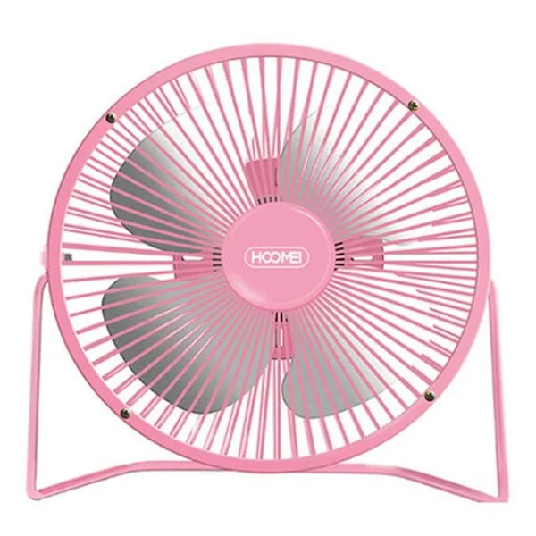 Φωτογραφία προϊόντος: OEM Hoomei Ανεμιστηράκι USB 5W 18cm 5W Ροζ HM-8106R