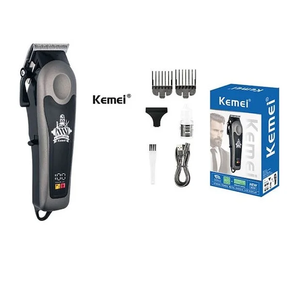 Φωτογραφία προϊόντος: OEM Kemei Επαγγελματική Επαναφορτιζόμενη Κουρευτική Μηχανή KM-1780
