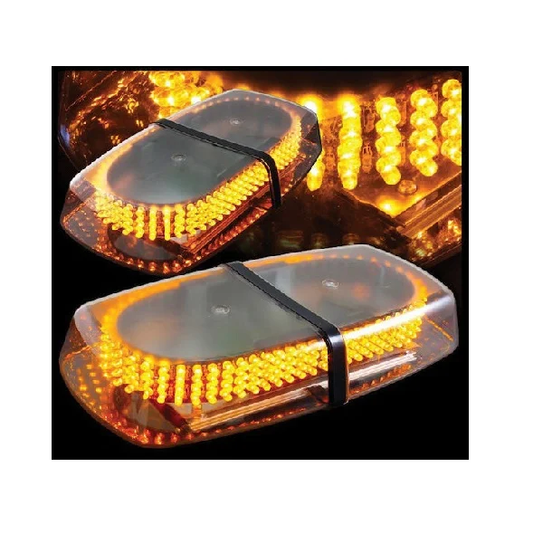 Φωτογραφία προϊόντος: OEM Αδιάβροχος Φάρος 240led με Μαγνητική Βάση Πορτοκαλί - Strobe Light Bar 12v-24v 33649
