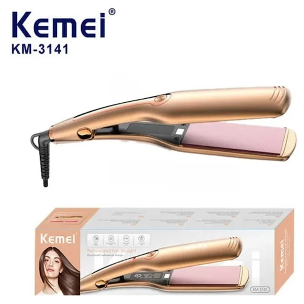Φωτογραφία προϊόντος: OEM Kemei KM-3141 Πρέσα Μαλλιών με Κεραμικές Πλάκες 40W