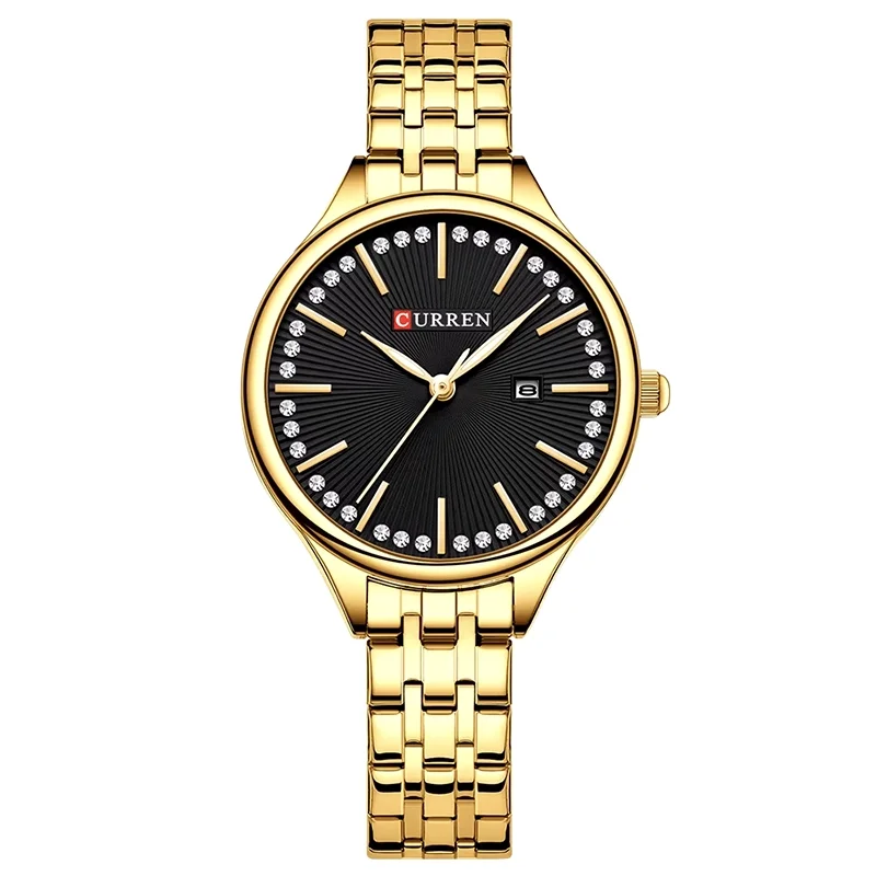 Φωτογραφία προϊόντος: Curren 9099 Gold Black Γυναικείο Ρολόι