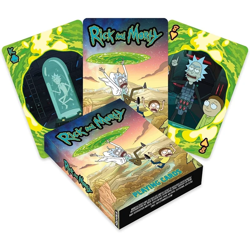 Φωτογραφία προϊόντος: Aquarius Τράπουλα RICK AND MORTY - Portals - Playing Cards 52775