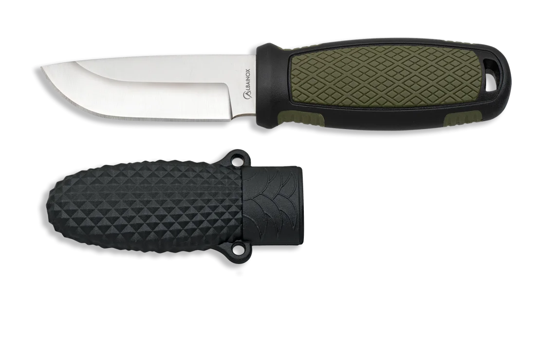 Φωτογραφία προϊόντος: ΜΑΧΑΙΡΙ ALBAINOX Green-black knife. Blade 6.6 cm, 32666