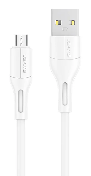 Φωτογραφία προϊόντος: USAMS καλώδιο Micro USB σε USB US-SJ502, 2A, 1m, λευκό