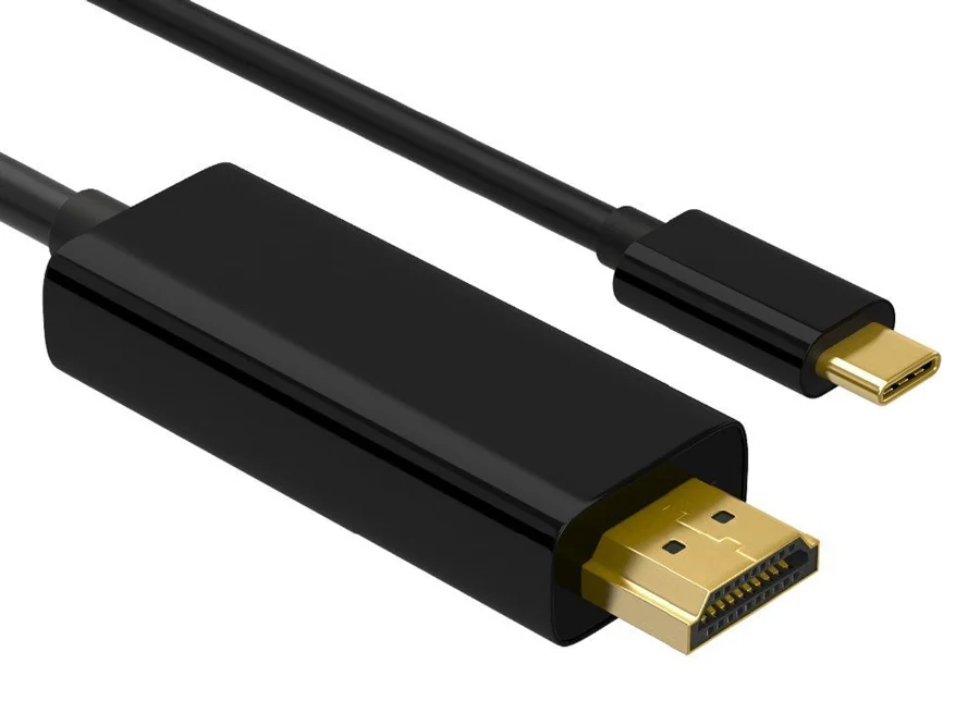 Φωτογραφία προϊόντος: POWERTECH καλώδιο USB-C σε HDMI PTH-073, 4K/60Hz, 2m, μαύρο