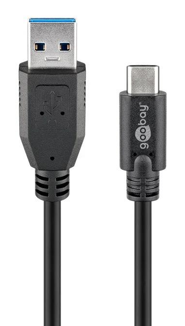 Φωτογραφία προϊόντος: GOOBAY καλώδιο USB σε USB-C 67890, 5Gbit/s, 15W, 1m, μαύρο