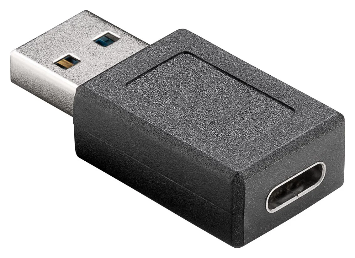 Φωτογραφία προϊόντος: POWERTECH αντάπτορας USB 3.1 αρσενικό σε USB-C θηλυκό PTH-066, μαύρο