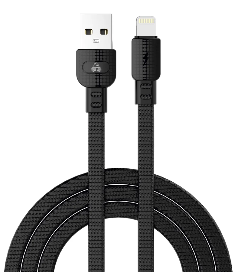 Φωτογραφία προϊόντος: POWERTECH καλώδιο USB σε Lightning armor PTR-0099, 15W 3A, 1m, μαύρο