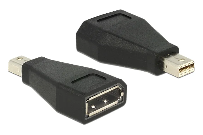 Φωτογραφία προϊόντος: DELOCK αντάπτορας mini DisplayPort σε DisplayPort 65238, 4K, μαύρος