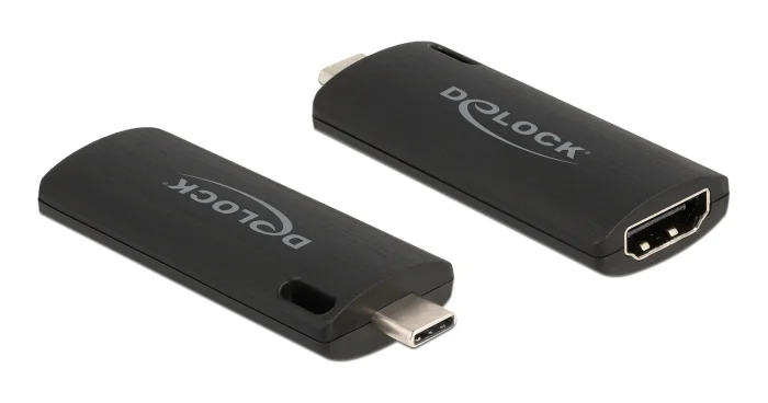 Φωτογραφία προϊόντος: DELOCK HDMI video capture stick 88309, USB-C, 4K/30Hz, μαύρο