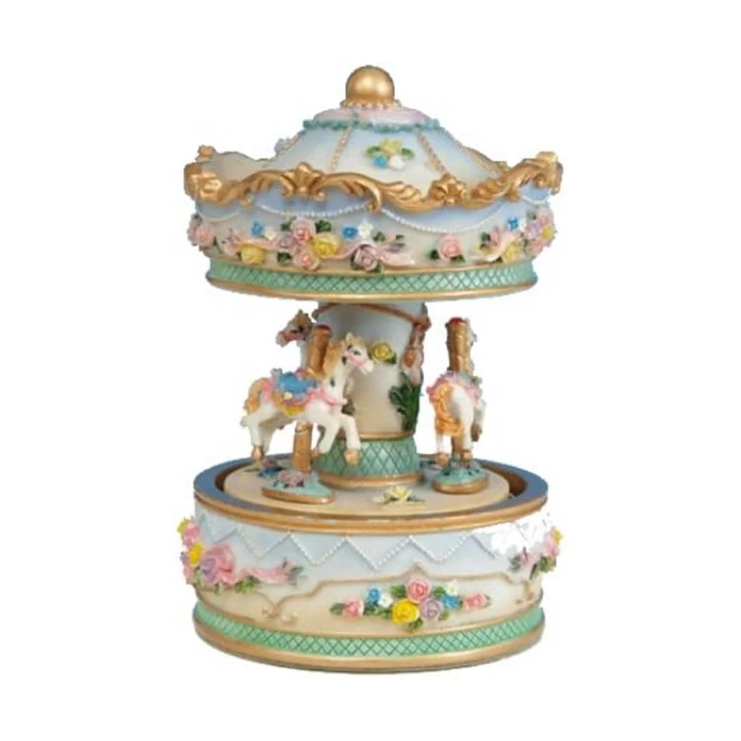 Φωτογραφία προϊόντος: 14135 Spieluhrenwelt Carousel με άλογα 17cm