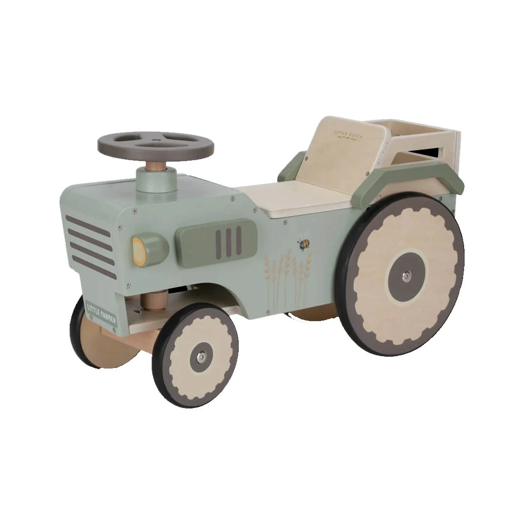 Φωτογραφία προϊόντος: LD7155 Little Dutch Ξύλινο ποδοκίνητο τρακτέρ με 4 ρόδες Little Farm FSC