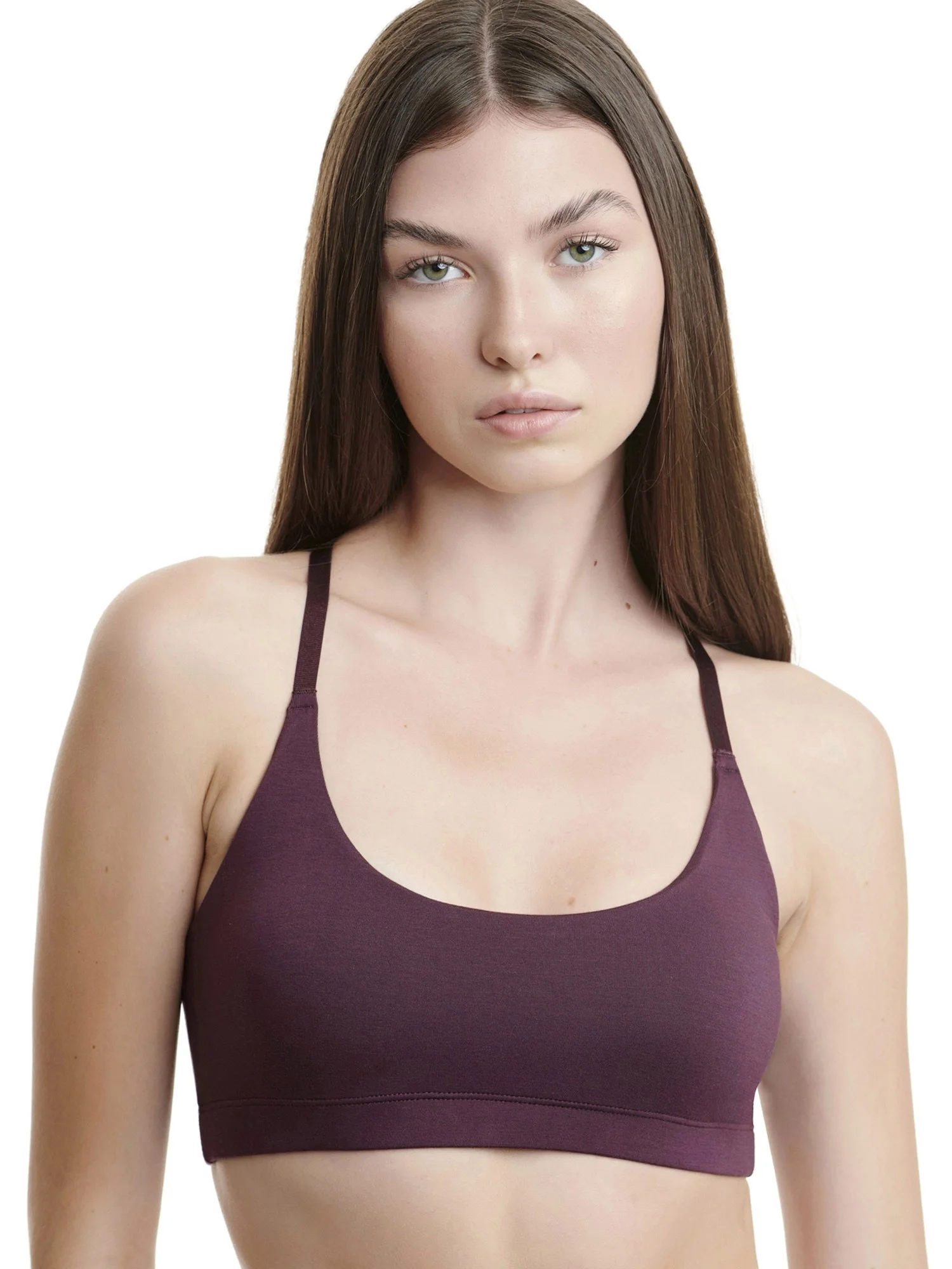 Φωτογραφία προϊόντος: Bralette με Λεπτή Τιράντα Bamboo Walk W2212 ΜΠΟΡΝΤΩ M