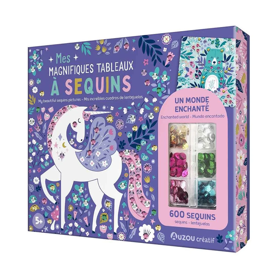 Φωτογραφία προϊόντος: 536318 Auzou My Artistic Kit My Beautiful Sequined Pictures