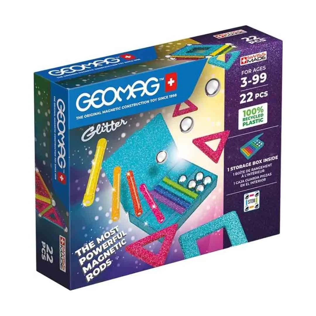 Φωτογραφία προϊόντος: 534 Geomag Σετ Glitter 22 Τεμάχια Green